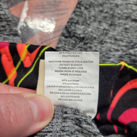 The Original Riva USA Small / Medium Heathered Gray Pull On Capri Leggings - Picture 8 of 8